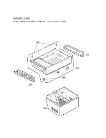 Freezer Parts parts for Lg Bottom-Mount Refrigerator LFXS24626D/00 from AppliancePartsPros.com