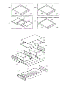Refrigerator Parts parts for Lg Bottom-Mount Refrigerator LFXS24663S/01 from AppliancePartsPros.com