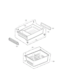 Freezer Parts parts for Lg Bottom-Mount Refrigerator LFXS24663S/01 from AppliancePartsPros.com