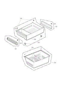 Freezer Parts parts for Lg Bottom-Mount Refrigerator LFXS26596S/00 from AppliancePartsPros.com