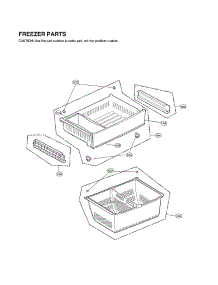 Freezer Parts parts for Lg Bottom-Mount Refrigerator LFXS26596S/02 from AppliancePartsPros.com