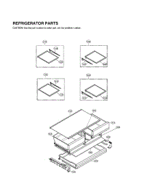 Refrigerator Parts parts for Lg Bottom-Mount Refrigerator LFXS26596S/02 from AppliancePartsPros.com