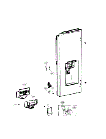 Dispenser Parts parts for Lg Bottom-Mount Refrigerator LFXS26973D/00 from AppliancePartsPros.com