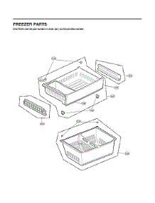 Freezer Parts parts for Lg Bottom-Mount Refrigerator LFXS26973D/01 from AppliancePartsPros.com