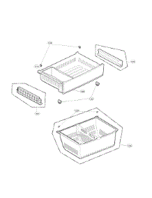 Freezer Parts parts for Lg Bottom-Mount Refrigerator LFXS26973S/00 from AppliancePartsPros.com