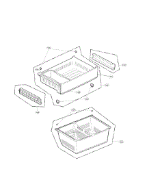 Freezer Parts parts for Lg Bottom-Mount Refrigerator LFXS26973S/01 from AppliancePartsPros.com