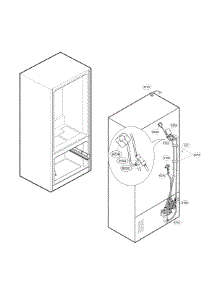 Valve And Water Tube Parts parts for Lg Bottom-Mount Refrigerator LFXS26973S/01 from AppliancePartsPros.com