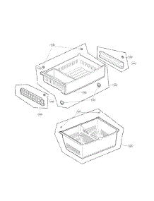 Freezer Parts parts for Lg Bottom-Mount Refrigerator LFXS27466S/00 from AppliancePartsPros.com