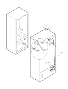 Valve & Water Tube Parts parts for Lg Bottom-Mount Refrigerator LFXS27466S/00 from AppliancePartsPros.com