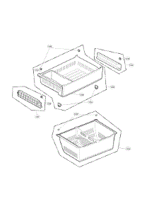 Freezer Parts parts for Lg Bottom-Mount Refrigerator LFXS27566S/00 from AppliancePartsPros.com