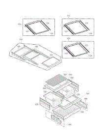 Refrigerator Parts parts for Lg Bottom-Mount Refrigerator LFXS27566S/00 from AppliancePartsPros.com