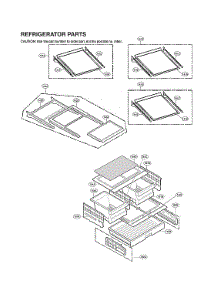 Refrigerator Parts parts for Lg Bottom-Mount Refrigerator LFXS27566S/01 from AppliancePartsPros.com
