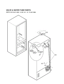 Valve & Water Tube Parts parts for Lg Bottom-Mount Refrigerator LFXS27566S/01 from AppliancePartsPros.com