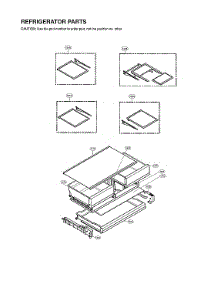 Refrigerator Parts parts for Lg Bottom-Mount Refrigerator LFXS28566M/02 from AppliancePartsPros.com