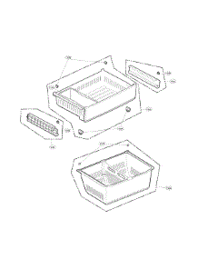 Freezer Parts parts for Lg Bottom-Mount Refrigerator LFXS28566S/00 from AppliancePartsPros.com