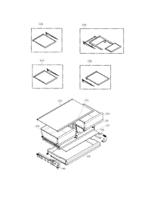 Refrigerator Parts parts for Lg Bottom-Mount Refrigerator LFXS28566S/00 from AppliancePartsPros.com