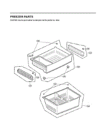Freezer Parts parts for Lg Bottom-Mount Refrigerator LFXS28596D/00 from AppliancePartsPros.com