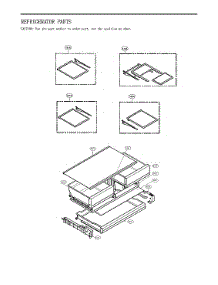 Refrigerator Parts parts for Lg Bottom-Mount Refrigerator LFXS28596D/00 from AppliancePartsPros.com