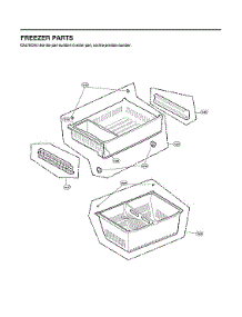 Freezer Parts parts for Lg Bottom-Mount Refrigerator LFXS28596D/01 from AppliancePartsPros.com