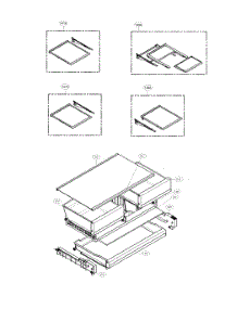 Refrigerator Parts parts for Lg Bottom-Mount Refrigerator LFXS28596M/00 from AppliancePartsPros.com