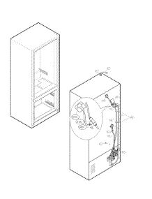 Valve And Water Tube Parts parts for Lg Bottom-Mount Refrigerator LFXS28596M/00 from AppliancePartsPros.com
