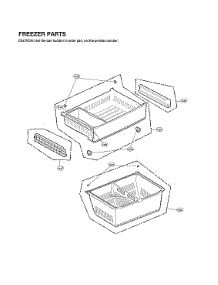 Freezer Parts parts for Lg Bottom-Mount Refrigerator LFXS28596S/01 from AppliancePartsPros.com