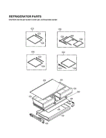 Refrigerator Parts parts for Lg Bottom-Mount Refrigerator LFXS28596S/01 from AppliancePartsPros.com