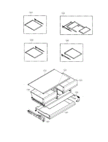 Refrigerator Parts parts for Lg Bottom-Mount Refrigerator LFXS28968D/00 from AppliancePartsPros.com