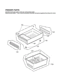 Freezer Parts parts for Lg Bottom-Mount Refrigerator LFXS28968S/02 from AppliancePartsPros.com