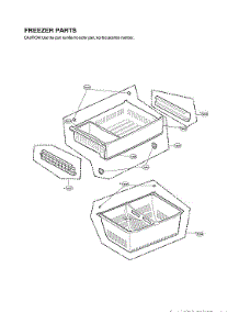 Freezer Parts parts for Lg Bottom-Mount Refrigerator LFXS28968S/11 from AppliancePartsPros.com