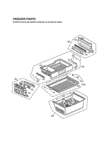 Freezer Parts parts for Lg Bottom-Mount Refrigerator LFXS30726S/03 from AppliancePartsPros.com