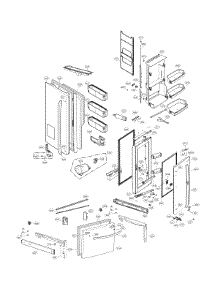 Door Parts parts for Lg Bottom-Mount Refrigerator LFXS30766D/01 from AppliancePartsPros.com