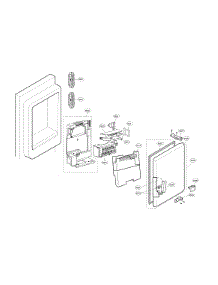 Ice Maker & Ice Bin Parts parts for Lg Bottom-Mount Refrigerator LFXS30766D/01 from AppliancePartsPros.com