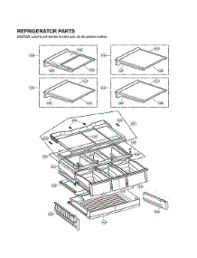 Refrigerator Parts parts for Lg Bottom-Mount Refrigerator LFXS30796S/01 from AppliancePartsPros.com
