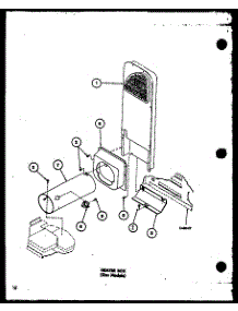 Heater Box (Gas Models) (Lg1112 / P7762226w) (Lg2412 / P7762228w) (Lg2512 / P7762230w) parts for Amana Dryer LG1112/P7762226W from AppliancePartsPros.com