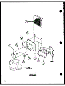 Heater Box (Gas Models) (Lg2912 / P7804818w) (Le2812 / P7804816w) (Le9012 / P7804814w) parts for Amana Dryer LG2902/P7804817W from AppliancePartsPros.com