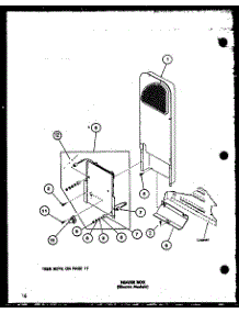 Heater Box (Electric Models) (Le2102w / P1118301ww) (Le2102l / P1118302wl) (Le3402w / P1118303ww) (Le3402l / P1118305wl) (Le3402g / P1118304wg) (Le3502w / P1118306ww) (Le3502l / P1118307wl) parts for Amana Dryer LG3412L/P1122505WL from AppliancePartsPros.com