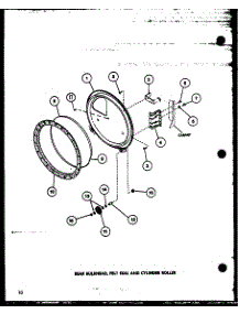 Rear Bulkhead parts for Amana Dryer LG3512L/P1122507WL from AppliancePartsPros.com