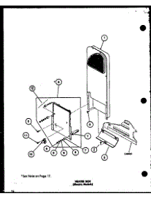 Heater Box (Electric Models) (Le3802w / P1122601ww) (Le3802l / P1122602wl) (Le3902l / P1122604wl) (Le3902w / P1122603ww) parts for Amana Dryer LG3812W/P1122701WW from AppliancePartsPros.com