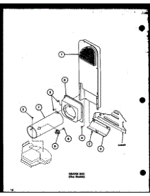 Heater Box (Gas Models) (Lg3812w / P1122701ww) (Lg3812l / P1122702wl) (Lg3912w / P1122703ww) (Lg3912l / P1122704wl) parts for Amana Dryer LG3912L/P1122704WL from AppliancePartsPros.com