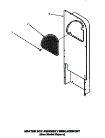 Heater Box Assembly (Replacement) (Lg4209l / P1158902wl) (Lg4209w / P1158902ww) (Lg4509l / P1163613wl) (Lg4509w / P1163612ww) (Lg4609l / P1163617wl) (Lg4609w / P1163616ww) (Lg8509w / P1163607ww) (Lg8609w / P1163619ww) (Lgm429l / P1176708wl) (Lgm429w / P1176707ww) (Lgm449l / P1 parts for Amana Dryer LG4509L/P1163613WL from AppliancePartsPros.com