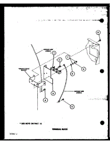 Terminal Block (Led250 / P7762207w) (Led250 / P7762211w) (Led250 / P7762231w) (Lgd251 / P7762232w) parts for Amana Dryer LGD251/P7762212W from AppliancePartsPros.com
