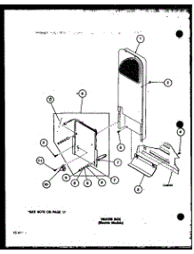 Heater Box (Electric Models) (Led250 / P7762207w) (Led250 / P7762211w) (Led250 / P7762231w) parts for Amana Dryer LGD251/P7762232W from AppliancePartsPros.com