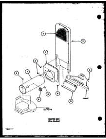 Heater Box (Gas Models) (Lgd251 / P7762208w) (Lgd251 / P7762212w) (Lgd251 / P7762232w) parts for Amana Dryer LGD251/P7762232W from AppliancePartsPros.com