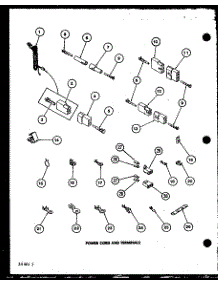 Power Cord And Terminals parts for Amana Dryer LGD451/P7762210W from AppliancePartsPros.com