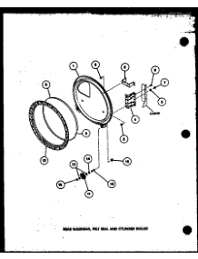 Rear Bulkhead parts for Amana Dryer LGD851/P7804810W from AppliancePartsPros.com