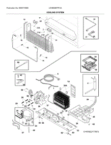 Cooling System parts for Frigidaire Bottom-Mount Refrigerator LGHB2867PFJA from AppliancePartsPros.com