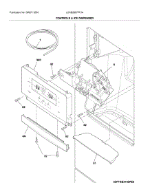 Controls & Ice Dispenser parts for Frigidaire Bottom-Mount Refrigerator LGHB2867PFJA from AppliancePartsPros.com