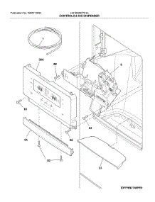 Dispenser parts for Frigidaire Bottom-Mount Refrigerator LGHB2867PFJA from AppliancePartsPros.com