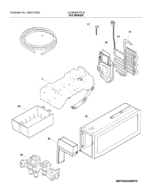 Ice Maker parts for Frigidaire Bottom-Mount Refrigerator LGHB2867PFJA from AppliancePartsPros.com